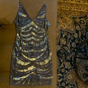 Sequin cocktail dress